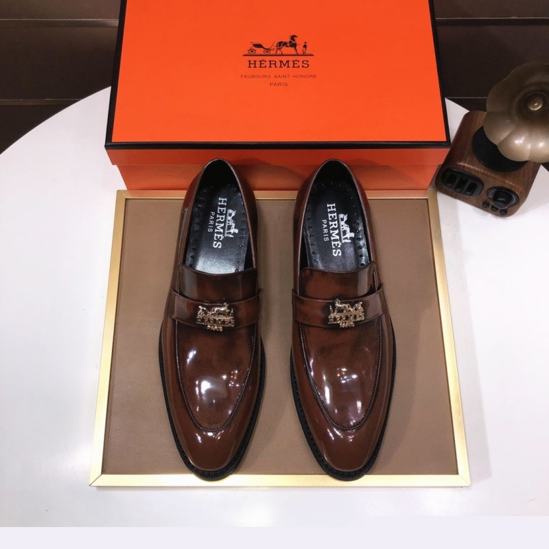 H**mes leather shoes
